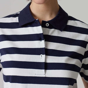 Alta calidad por encargo de las mujeres para la camisa de polo de media manga transpirable estilo casual mejor material precio - Product Image 4