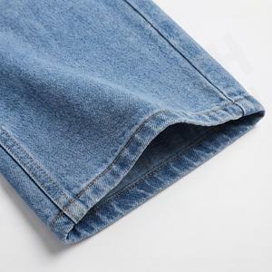 Jeans de Mezclilla para Mujer, Estilo Gótico Casual, Verano, Sólidos, Transpirables, Corte Recto, Ajuste Regular, Cintura Alta, Lavado Claro, Tejido Premium - Product Image 6