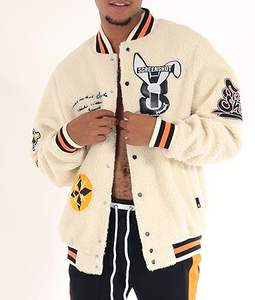Customized Street Wear Logo Pattern <b>Letterman</b> <b>Jackets</b> OEM High Quality <b>Letterman</b> <b>Jacket</b> for Men - Product Image 1