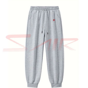 Logo personnalisé Pantalon de jogging pour homme Pantalon de survêtement long et respirant avec fermeture à la taille élastique Tissu en toile pour le sport Course à pied Jogging - Product Image 3