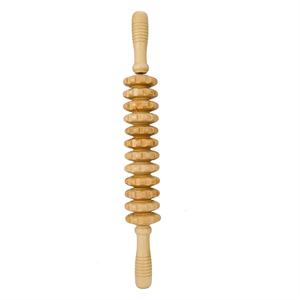 12 rodillos masajeador de madera rodillo de ejercicio curvo palos - Product Image 1