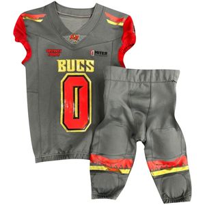 Uniforme de fútbol americano de sarga de aparejos, camiseta de fútbol americano y pantalones integrados - Product Image 3