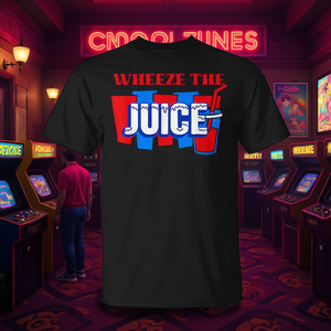 T-shirt da donna con umorismo retrò anni '90, citazione del film Wheeze Juice, magliette grafiche promozionali - Product Image 3