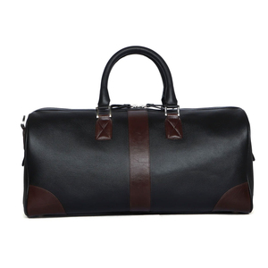 กระเป๋าหนังแท้คุณภาพเยี่ยมใช้ได้ทั้งชายและหญิงกระเป๋าทรงดัฟเฟิลกระเป๋าเดินทางแบบปรับขนาดได้โลโก้ตามสั่ง - Product Image 5