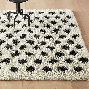 Tapis bohème bohème fait à la main vieilli, en laine marocaine, en turquie, pour la décoration de fête - Product Image 6