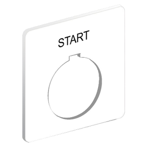 Pour SCHNEIDER ELECTRIC 9001KN101WP 30MM START Plaque de signalisation lumineuse - Product Image 1