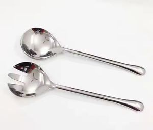 Hot Sell Handcrafted Horn Tabletop <b>Salad</b> Server <b>Salad</b> <b>Spoons</b> New Kitchen Gadgets Home & Restaurant Flatware Server Cutlery Set - Product Image 3