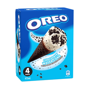 Helado cremoso en cono Oreoo con galletas de chocolate en cada bocado - Product Image 1