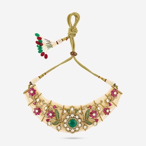 Kundan Wedding <b>Necklace</b> Elegant & Dazzling - Product Image 4