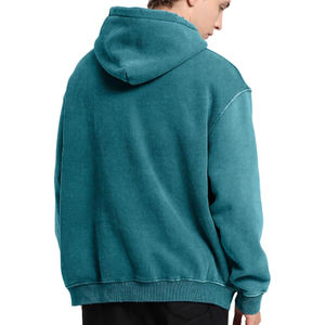 Sweat-shirts à capuche pour hommes de haute qualité, impression numérique, lavage à l'acide, streetwear, vente en gros, personnalisables, respirants, imprimés, basiques - Product Image 5