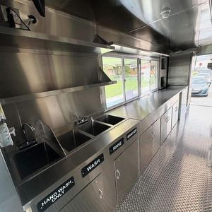 Remorque de restauration rapide mobile commerciale entièrement équipée, très demandée, prête pour livraison mondiale aujourd'hui. Achetez un camion de restauration rapide aux États-Unis. - Product Image 6
