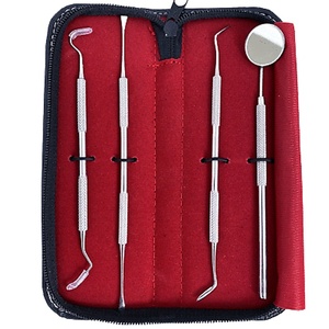 Tartar Scraper Anti-Fog Mouth Mirror Dental Scaler Dental <b>Tooth</b> Pick Dental Care Kit for Plaque Removal 4 Piece <b>Tool</b> Set - Product Image 1