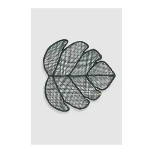 Juego de posavasos con cuentas de alta calificación de 4 piezas Diseño floral Dodger Posavasos con cuentas de color azul en un posavasos de precio económico - Product Image 4