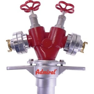 Tuyau d'évacuation en aluminium DN 80 avec 2 raccords à déconnexion rapide et 2 vannes Admiral - Product Image 1