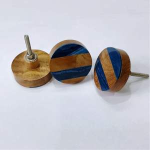 Boutons de tiroir en bois, bouton de porte, couleur, forme et taille personnalisées, fabriqué en Inde - Product Image 6