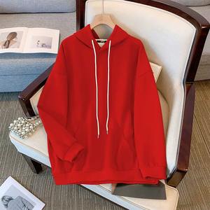 Otoño Invierno con capucha de nueve colores de talla grande busto Unisex 160 cremallera impresión Digital ajuste Regular manga larga sudadera Top - Product Image 5