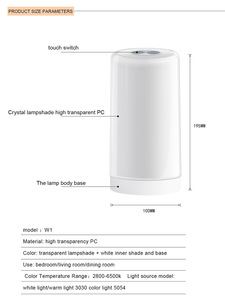 Lámpara LED inteligente de <span class=keywords><strong>escritorio</strong></span> con Control de voz, luz de mesa con Wifi, Tuya, funciona con Alexa y <span class=keywords><strong>Google</strong></span> Home PST-W1D - Product Image 3