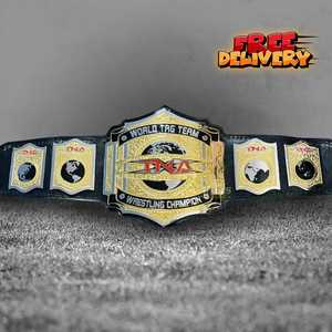 WWE Big Gold World Heavyweight Championship Belt 100% Aleación de zinc WWE Campeonato tradicional Campeonato personalizado Ronpex - Product Image 1