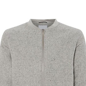 Blouson Bomber en Toile pour Homme de Haute Qualité, Col Montant, Logo Frontal, Imperméable et Coupe-Vent, Service Personnalisé OEM/ODM Disponible en Gros - Product Image 4
