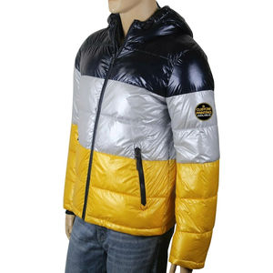 2026 Wholesale Men's Fashionable Winter <b>Fleece</b> Jacket New Design Shinny Bubble Windbreaker Thick Stand Collar Unisex - Product Image 1