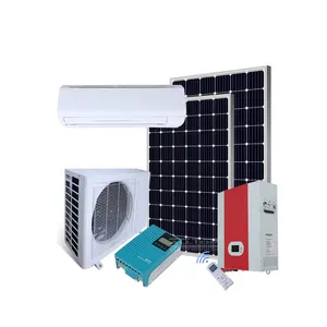 High efficient 100% DC 48V solar air conditioner split air conditioner 24000BTU