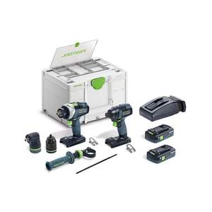 Taladro Atornillador de Impacto Inalámbrico de 18V 4.0 Ah con Velocidad Variable para Construcción y Bricolaje, Fuente de Alimentación para Uso Industrial - Product Image 4