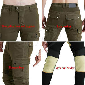 กางเกงยีนส์ขายาวสำหรับผู้ชายผลิตจากปากีสถานกางเกงมอเตอร์ไซด์น้ำหนักเบา - Product Image 3