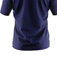 Maillot de jeu E-Sports unisexe personnalisable, tissu gaufré, couleurs personnalisées, conception ODM, impression numérique, respirant, séchage rapide, col en V