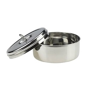 Artículos de cocina para el hogar, caja de guisos hecha en la India, caja Chapati de acero inoxidable con tapa, caja Roti de acero hecha a mano de nuevo diseño - Product Image 4