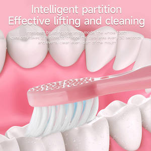 Spazzolino Elettrico Portatile per Adulti con Setole Morbide DuPont, Impermeabile, Display LED, Batteria USB a Lunga Durata per Viaggi - Product Image 3