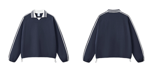 Sudaderas con Cierre de Invierno al por Mayor, 380GSM, 100% Algodón, Logotipo Personalizado, Cuello Redondo, Manga Larga, Ropa Deportiva - Product Image 5