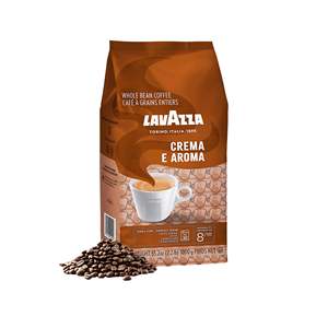 Granos de Café Tostados Lavazza Crema e Aroma, Precio de Fábrica, Paquete de 6 de 2.2 lbs, Granos de Café Espresso Italiano Premium - Product Image 2