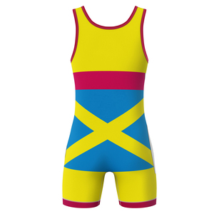 Wholesale Sublimated <b>Wrestling</b> Singlets High Quality Customized Designs for Men Martial Arts 100% Polyester Sportswear - Product Image 6
