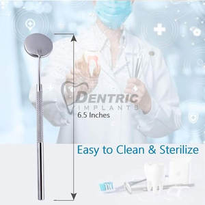 กระจกส่องฟันสเตนเลสสตีลแบบใช้ซ้ำได้พร้อมคู่มือการใช้งาน - Product Image 2