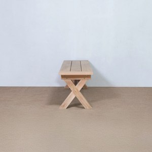 Banc extérieur moderne en teck pour banc de pique-nique pour la maison jardin extérieur Patio parc hôpital Application - Product Image 3