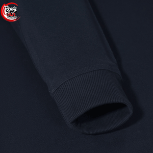 OEM Hombres Peso Pesado 100% Algodón Cuello Redondo Sudadera De Gran Tamaño Casual Pullover Fleece Sólido Para Invierno Esenciales Personalizados - Product Image 3