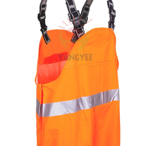 Best Seller Premium Design 100% Cotton Reflective Sleeveless Work <b>Coverall</b> Customized Safety <b>Bib</b> Overall Suit Breathable Uniform - Product Image 3