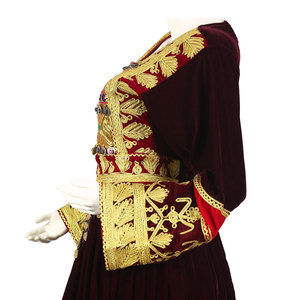 2023 último diseño de alta calidad hasta el suelo vestido Afghan Kutchi para mujer logotipo personalizado y decoración de encaje al mejor precio - Product Image 5