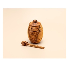 Recipiente de miel de madera hecho a mano Natural de la mejor calidad con tapa para cocina, hogar, Hotel, Resort, diseño personalizado, tamaño de India - Product Image 6