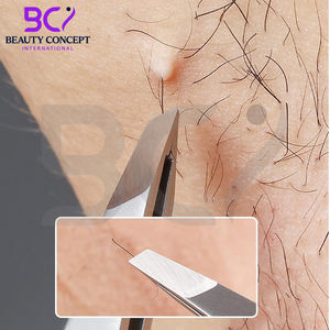 Tamaño de forma personalizado Punta inclinada hecha a mano Buena venta Calidad Premium Extra Hair Remover Use Pinzas para cejas - Product Image 6
