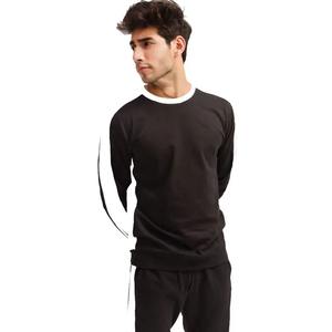 Conjunto de sudadera y pantalón de algodón personalizado Unisex con cuello redondo de alta calidad para mujer, conjunto de pantalones de chándal y sudadera para hombre, chándal para correr - Product Image 4