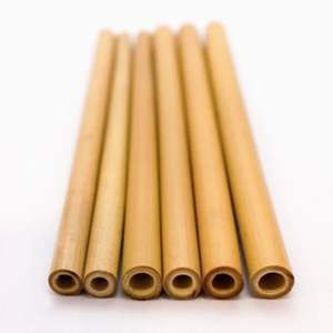 Natural <b>Bamboo</b> <b>Straw</b> Customized logo for Tableware Restaurant Nice Price and High Quality Eco-friendly Handmade From Vietnam - Product Image 2