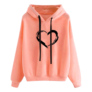 Sweat à capuche doublé en polaire avec cordon de serrage Vêtements pour femmes Sweat à capuche zippé Casual Long Sleeve Hoodies - Product Image 1
