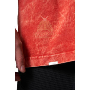 Camiseta cuadrada con lavado ácido para hombre, camisetas con timbre para hombre, Camiseta lisa de algodón de alta calidad para hombre, ropa informal, tarifa al por mayor OEM - Product Image 4