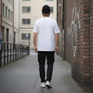 Camiseta de Manga Corta con Cuello Redondo para Hombre, Estilo Urbano Ecológico, Diseño Gráfico, Tejido de Algodón Lavado - Product Image 6