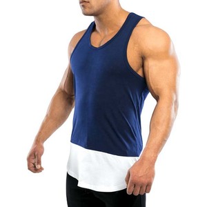Workout Gym Fitness Fashion New Design <b>Singlet</b> Tank Tops Sportswear Contrast Color Tank Tops Summer Men's Clothing High Street - Product Image 2