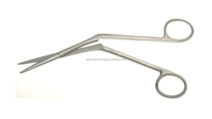 Ciseaux chirurgicaux en acier inoxydable de haute qualité Heymann pour chirurgie nasale, instruments manuels ORL droits Debonairii Dii-i-1360, garantie 1 an - Product Image 3