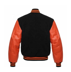 Fabricante de ropa de calle al por mayor personalizado Letterman talla grande Varsity Chaqueta Hombre invierno Vintage Escuela Universidad hombres chaquetas abrigo - Product Image 2