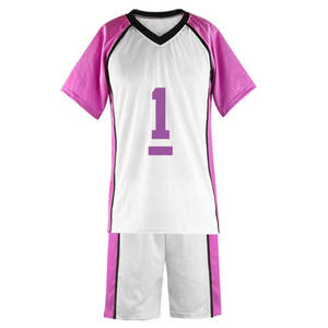 Conjunto de uniforme de voleibol unisex con logotipo personalizado, ropa deportiva de diseño personalizado al por mayor - Product Image 5