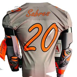 Maillot de football américain personnalisable pour les fans de parents Plus Size Respirant Factory Made Short Embroidered Tackle Twill Pakistan - Product Image 1